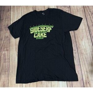 Sideserf Cake Studio YouTube Promo Influencer Shirt Size XL Black Rare